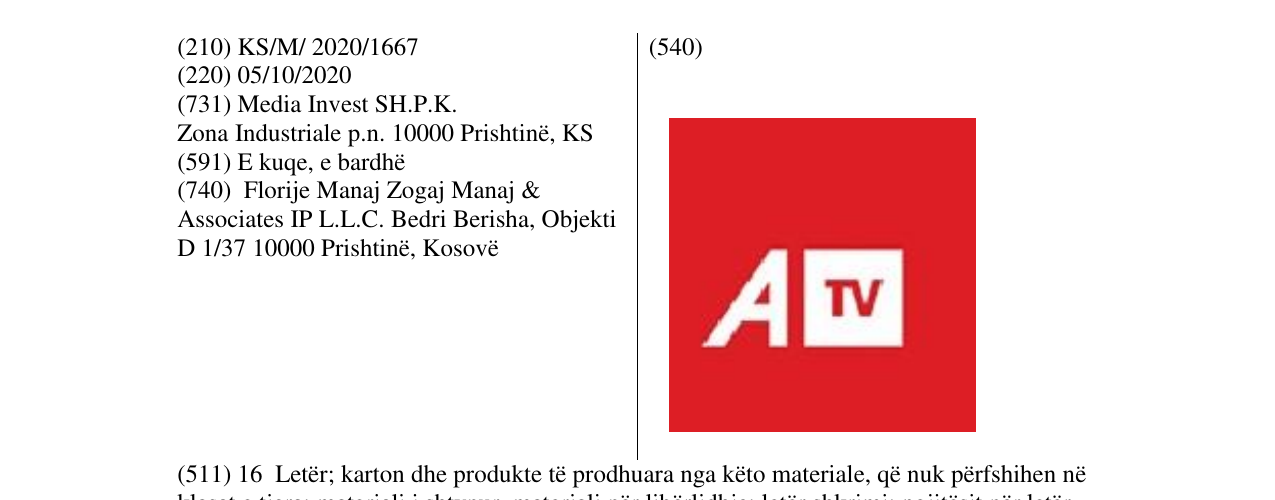 Zëri i markës ATV në buletin