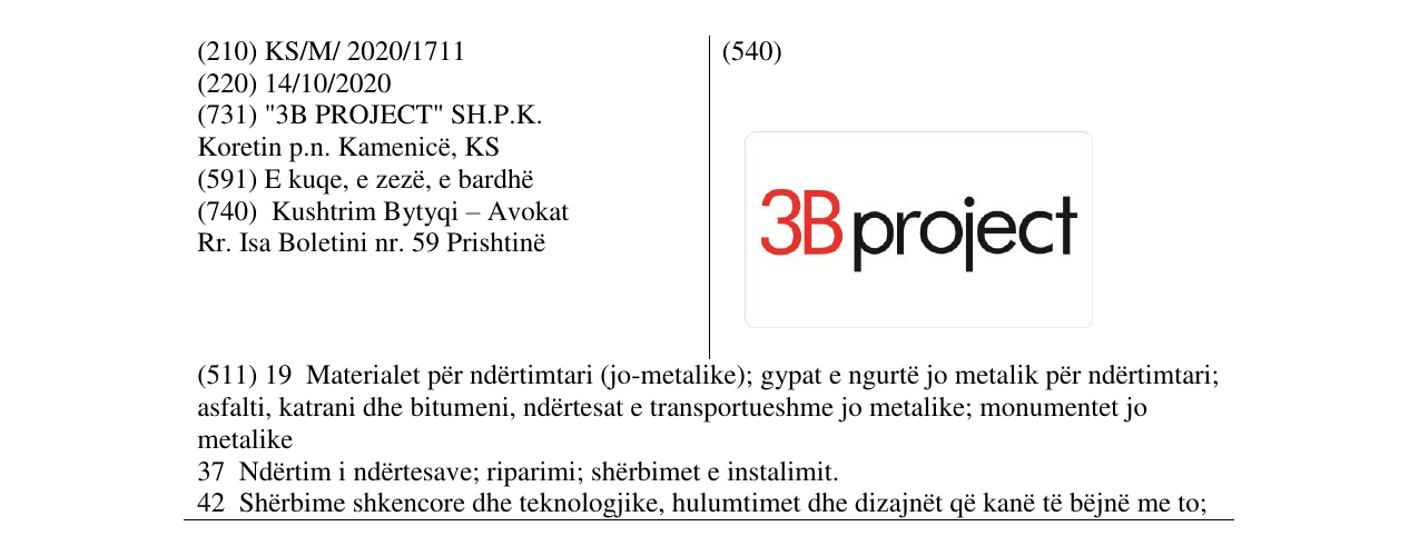 Zëri i markës 3B project në buletin