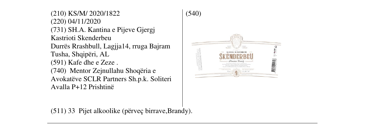 Zëri i markës skenderbeu në buletin