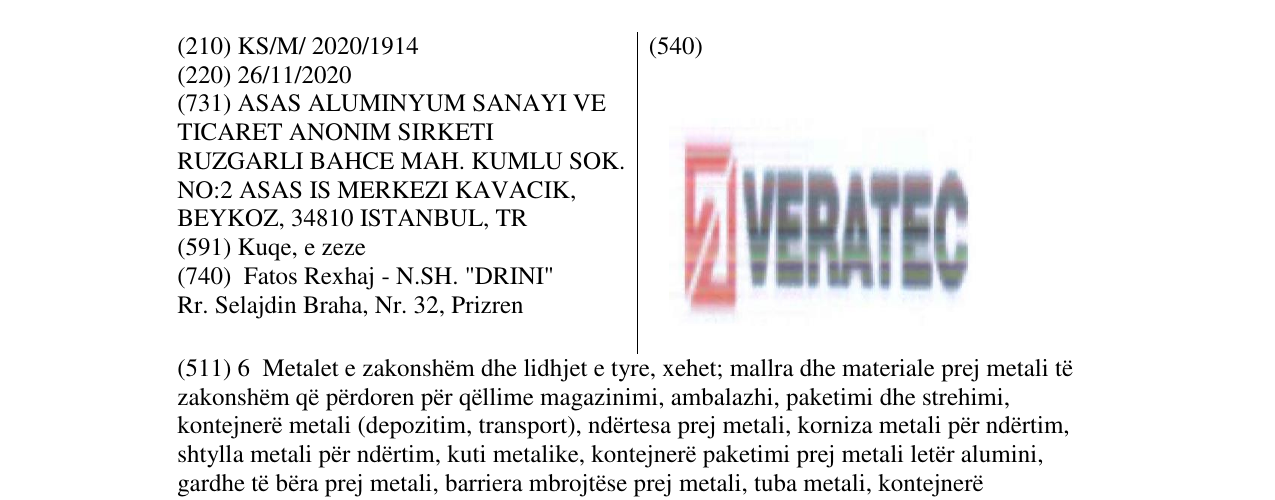 Zëri i markës VERATEC në buletin