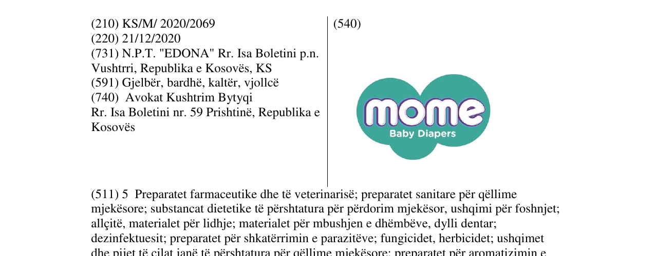 Zëri i markës MOMO në buletin