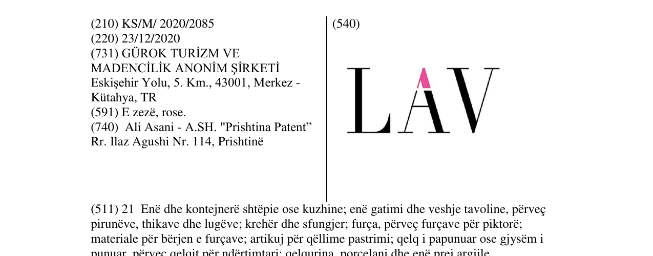 Zëri i markës LAV në buletin