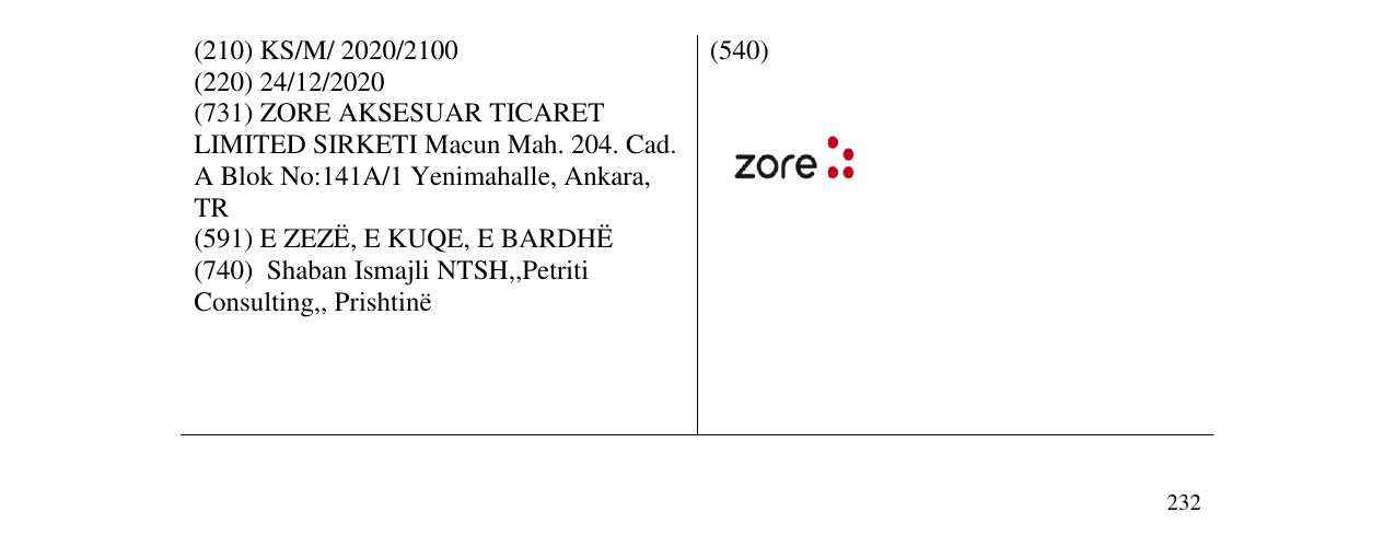 Zëri i markës zore në buletin