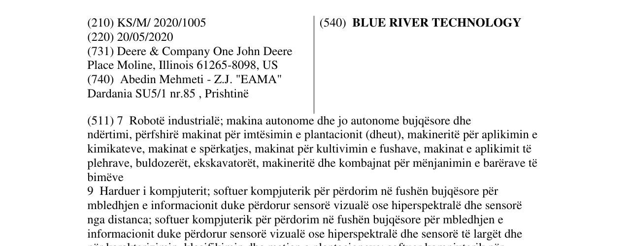 Zëri i markës BLUE RIVER TECHNOLOGY në buletin