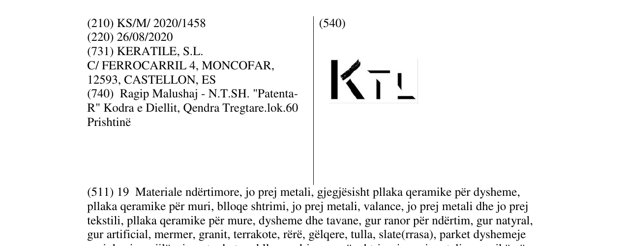 Zëri i markës KTL në buletin