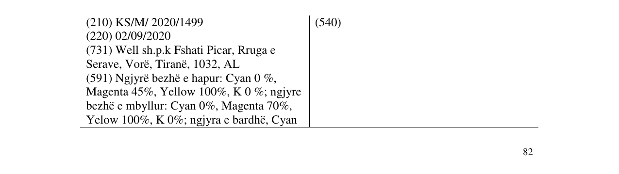 Zëri i markës WELL në buletin