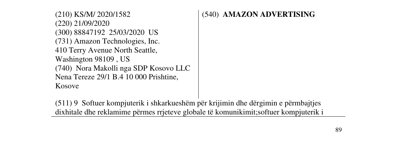 Zëri i markës AMAZON ADVERTISING në buletin