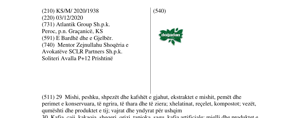 Zëri i markës dogadan në buletin