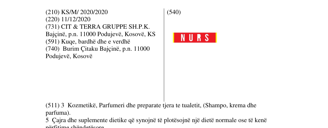 Zëri i markës NURS në buletin