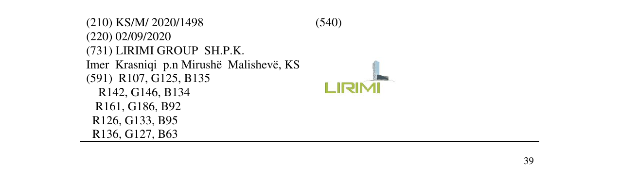 Zëri i markës lirimi në buletin