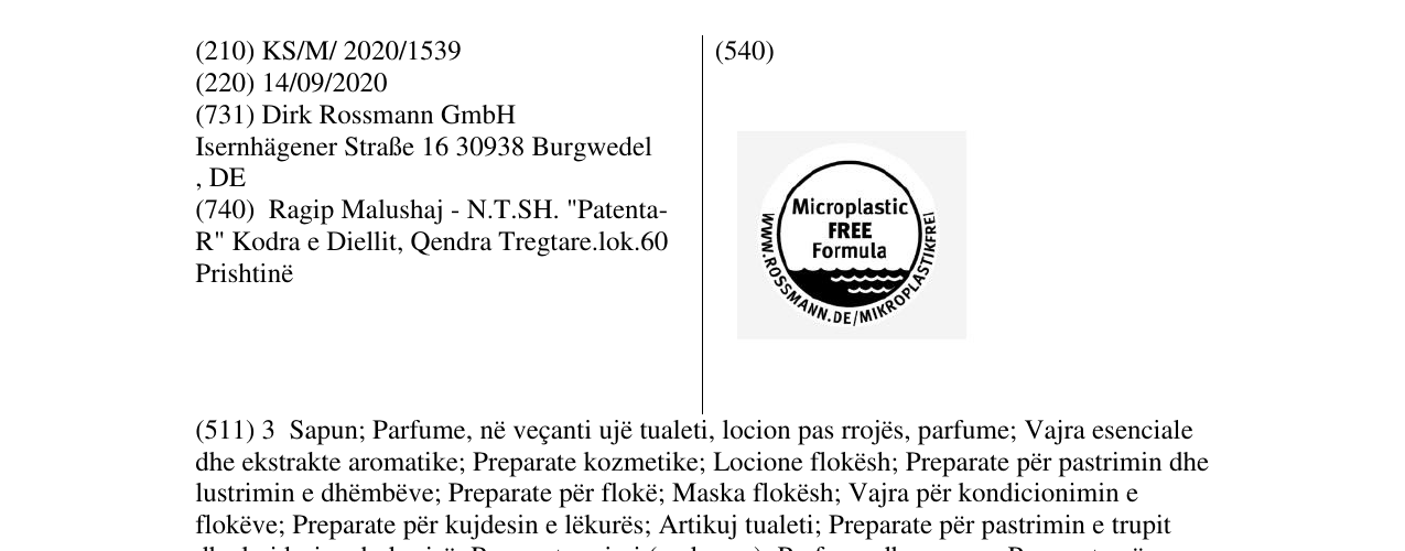 Zëri i markës Markë figurative në buletin