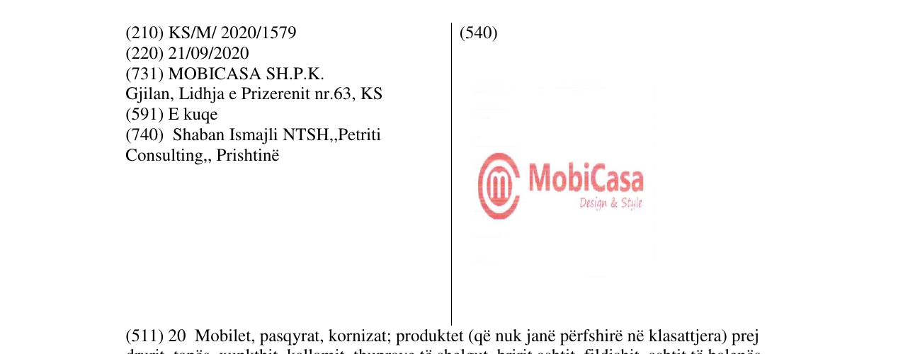 Zëri i markës MobiCasa-Design and Style në buletin