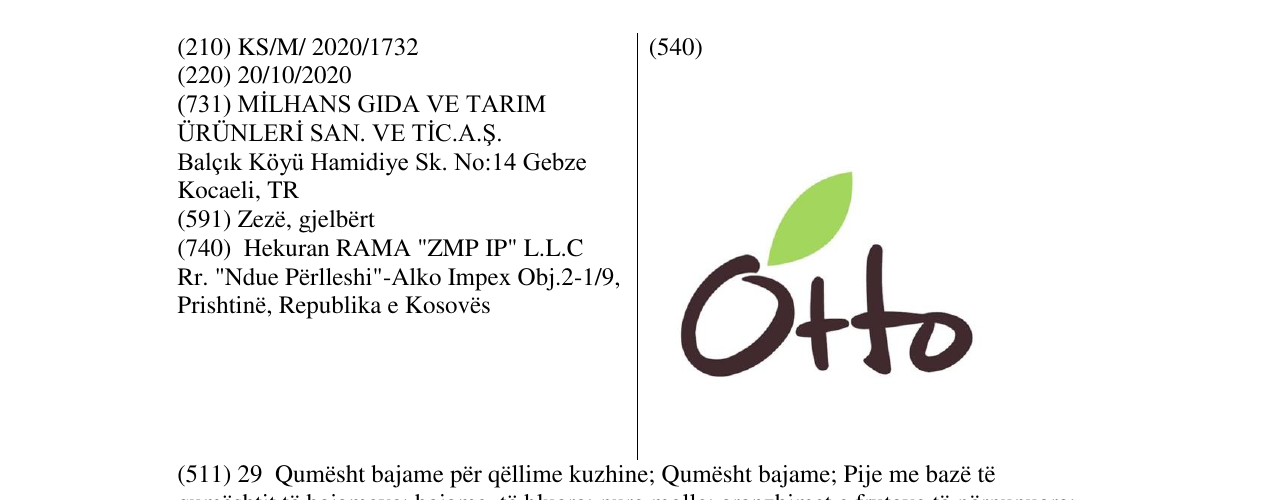 Zëri i markës OTTO në buletin