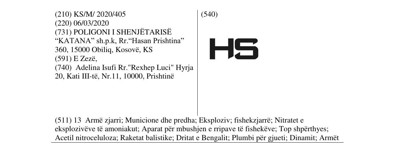 Zëri i markës HS në buletin
