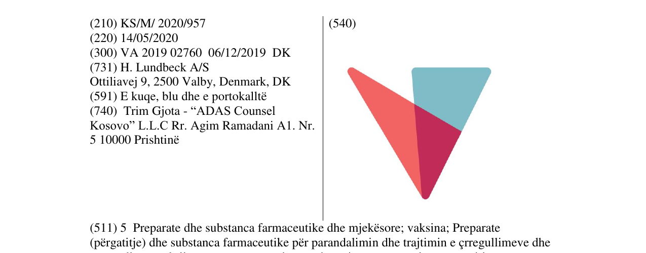 Zëri i markës TRIANGLE në buletin