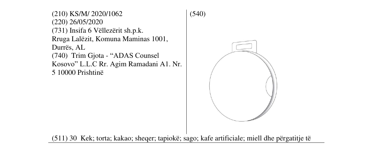 Zëri i markës INSIFA në buletin