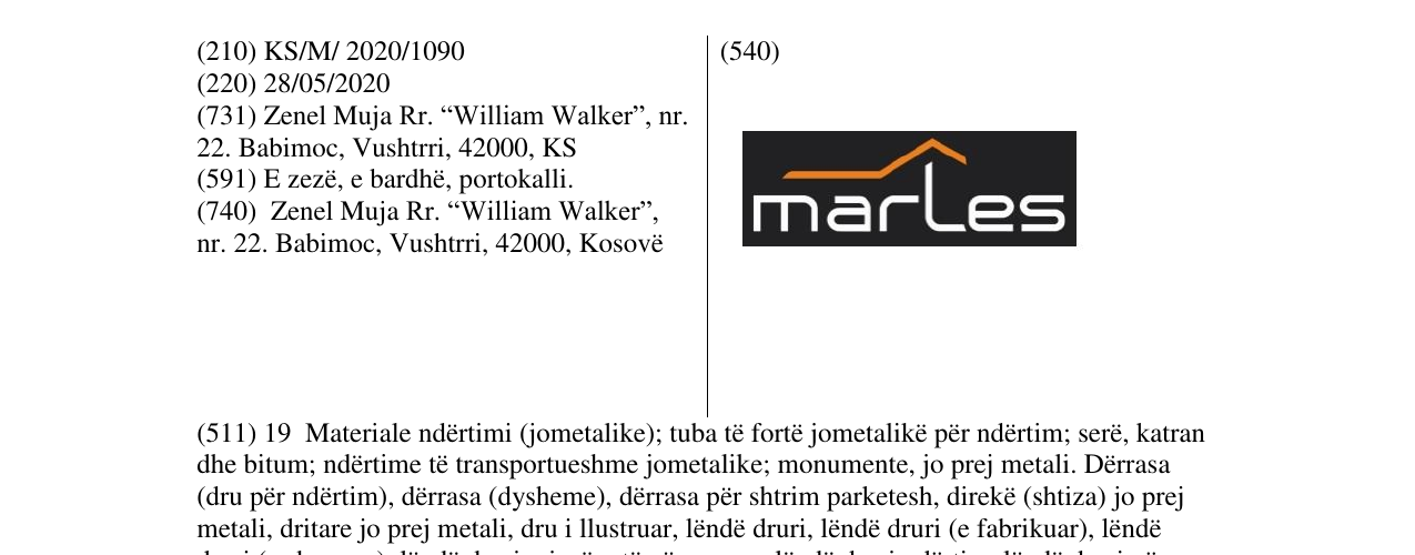 Zëri i markës marles në buletin