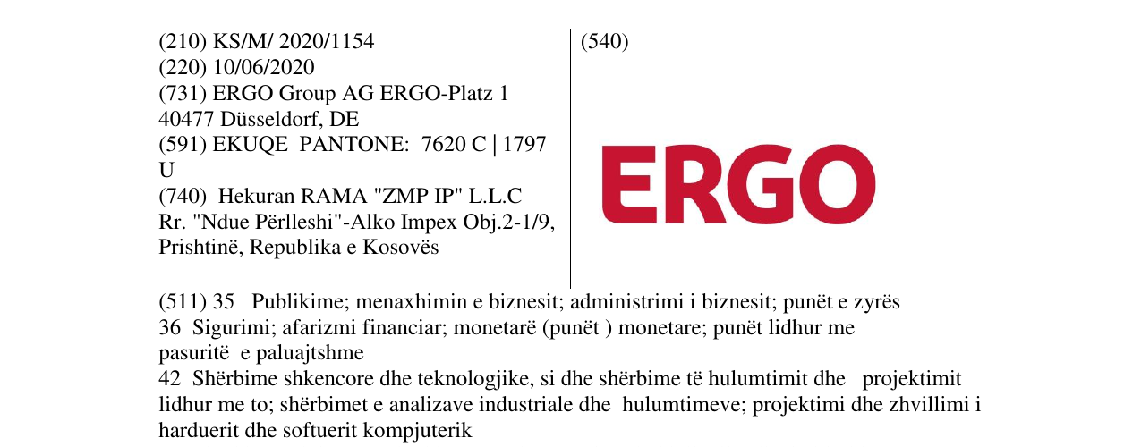 Zëri i markës ERGO në buletin
