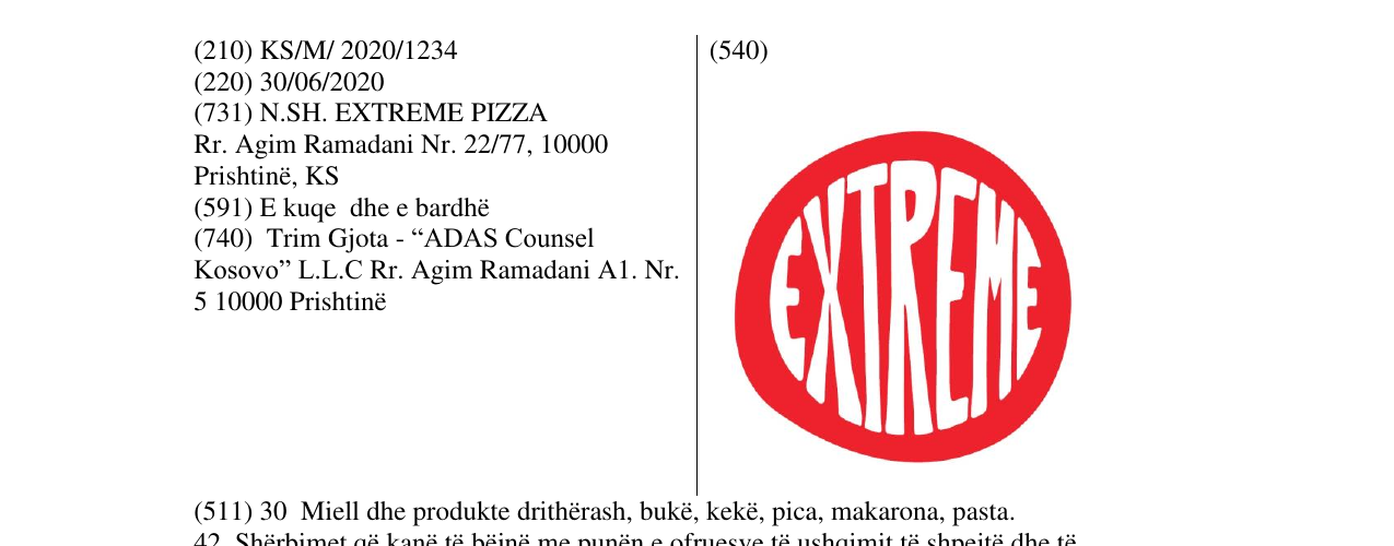 Zëri i markës EXTREME në buletin