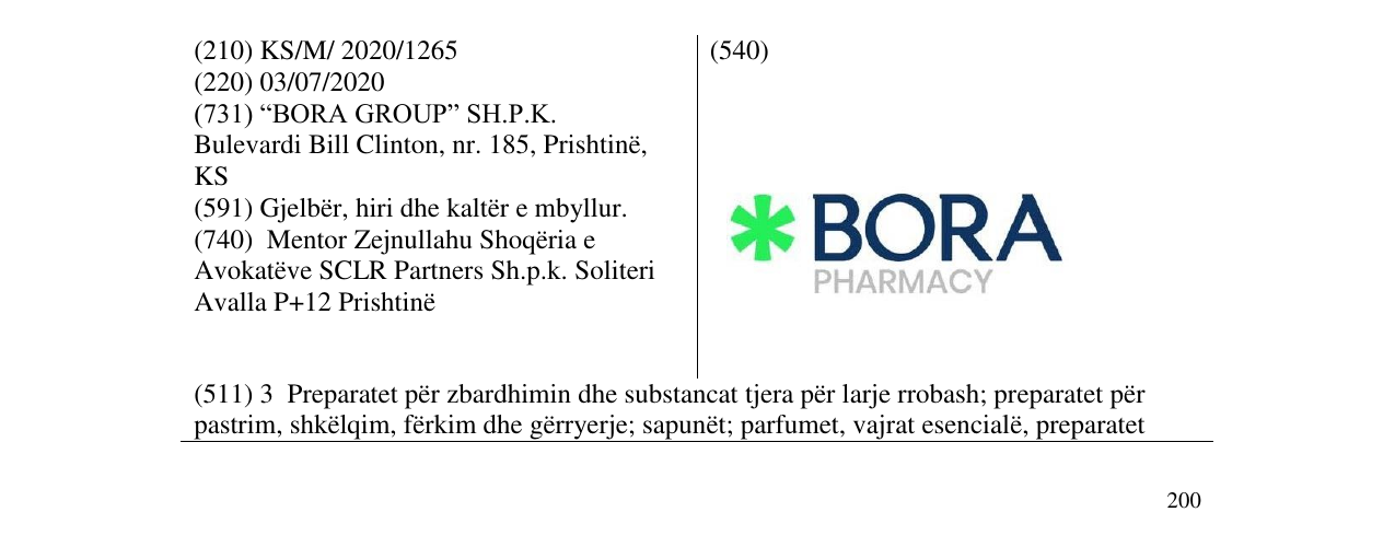 Zëri i markës BORA në buletin