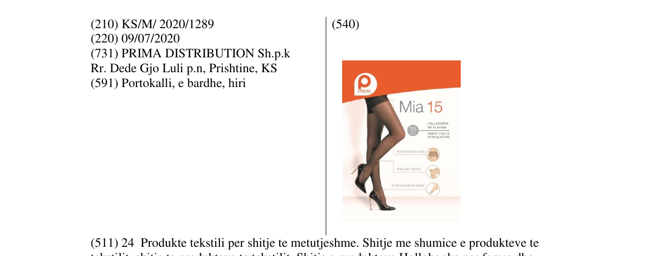 Zëri i markës PRIMA në buletin