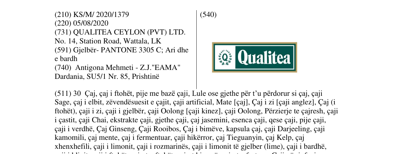 Zëri i markës qualitea në buletin
