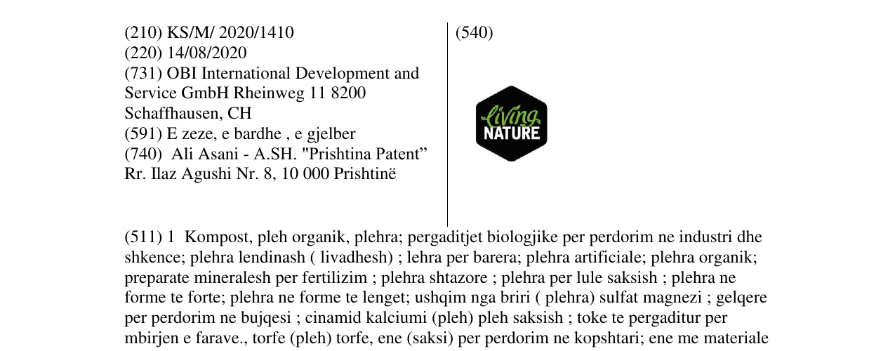 Zëri i markës living nature në buletin