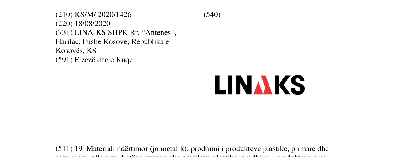 Zëri i markës LINAKS në buletin