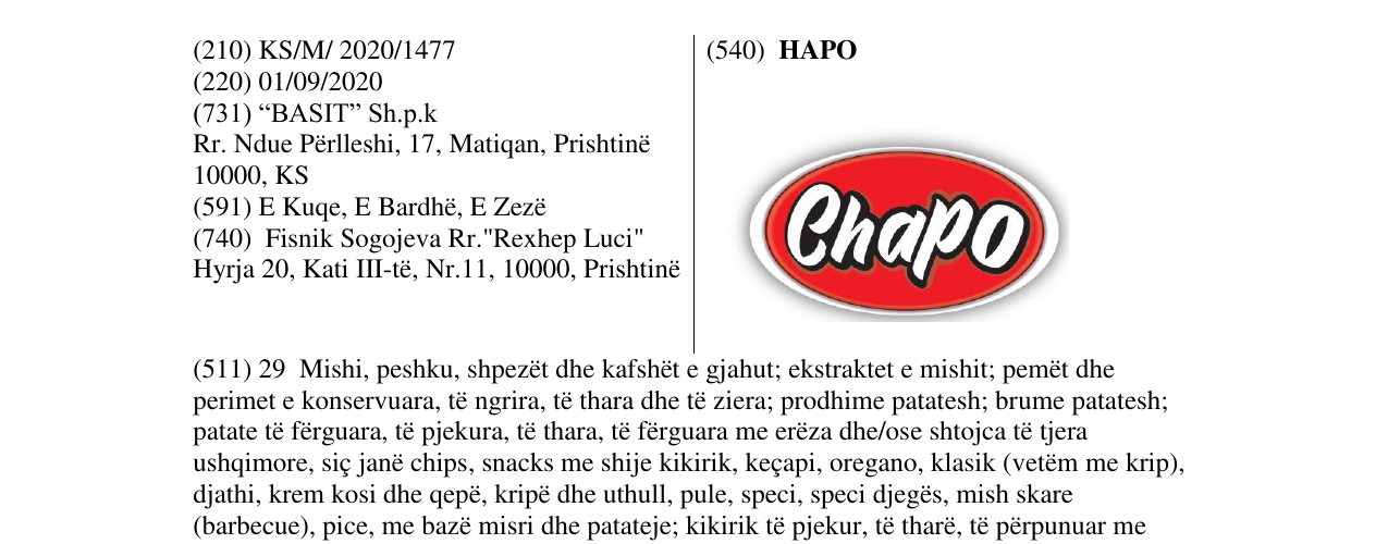 Zëri i markës HAPO në buletin