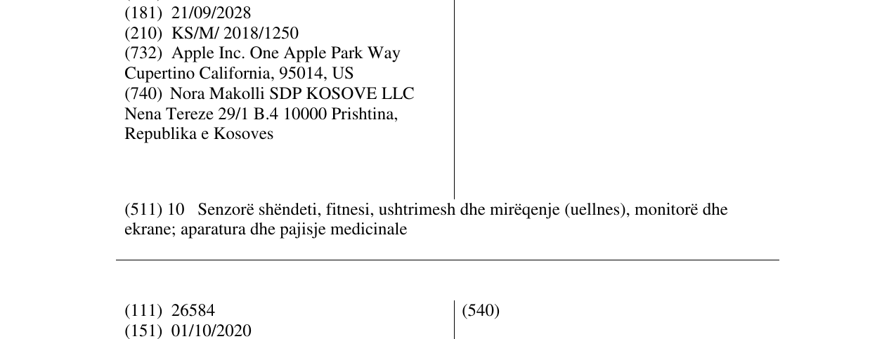 Zëri i markës APPLE WATCH në buletin