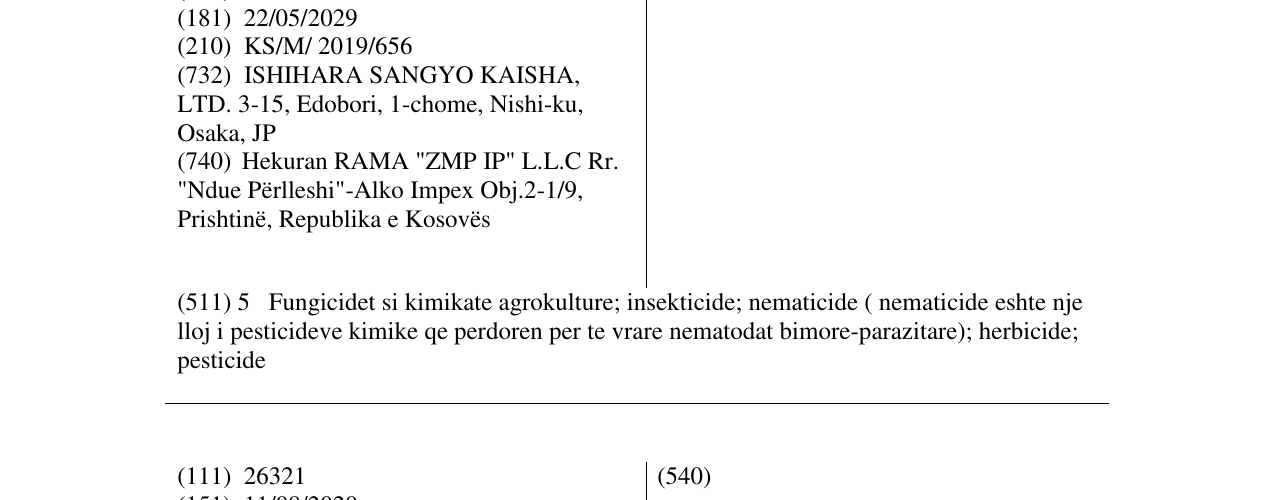 Zëri i markës KRYOR në buletin