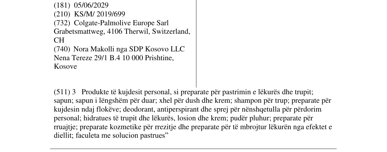 Zëri i markës SANEX në buletin