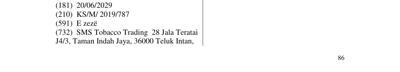 Zëri i markës REGO në buletin