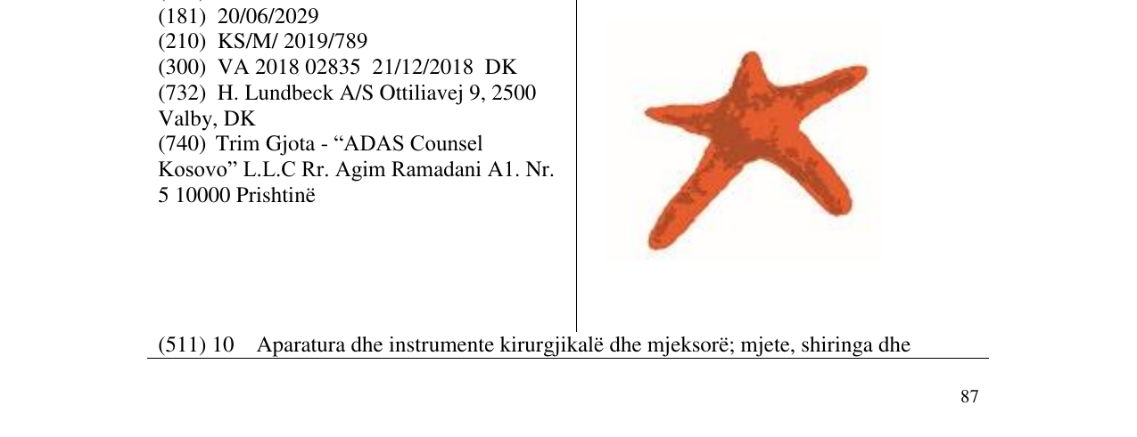 Zëri i markës Markë figurative në buletin