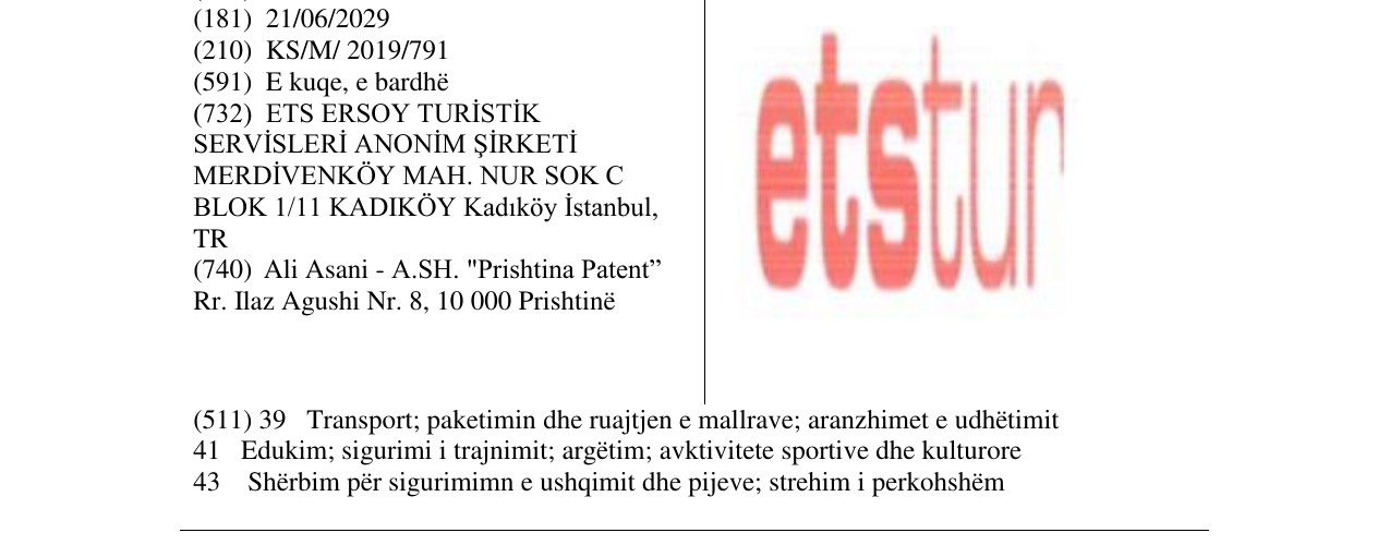 Zëri i markës etstur në buletin