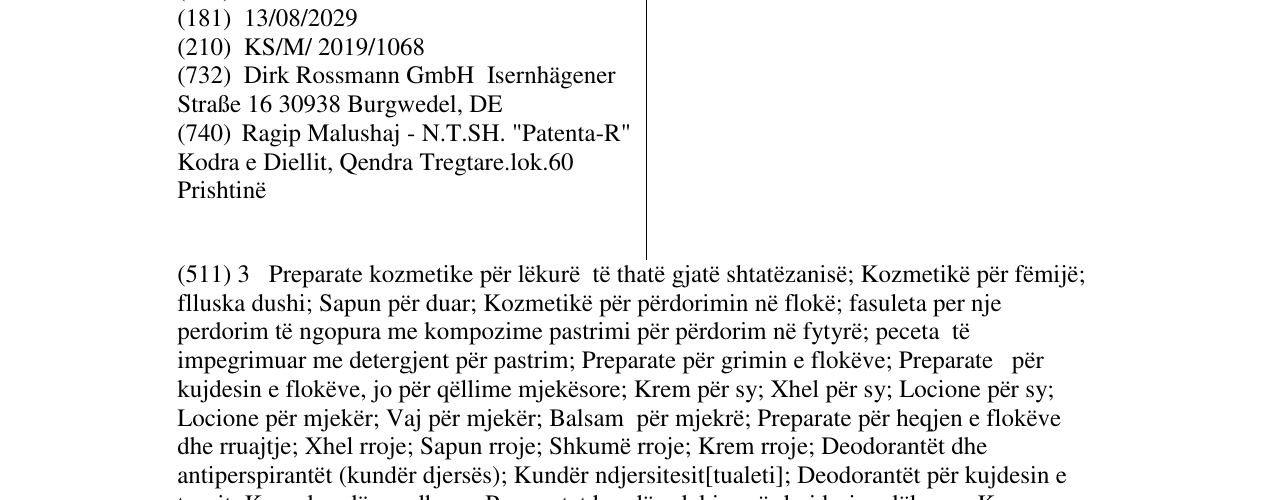 Zëri i markës Alterra në buletin