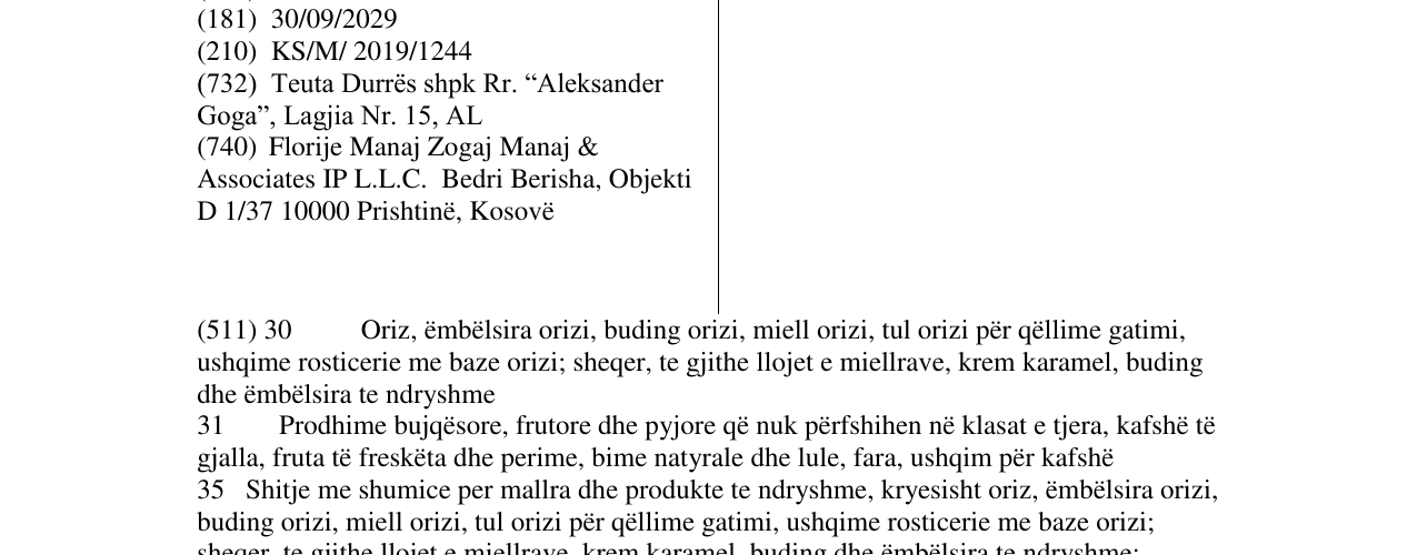 Zëri i markës GOLD në buletin