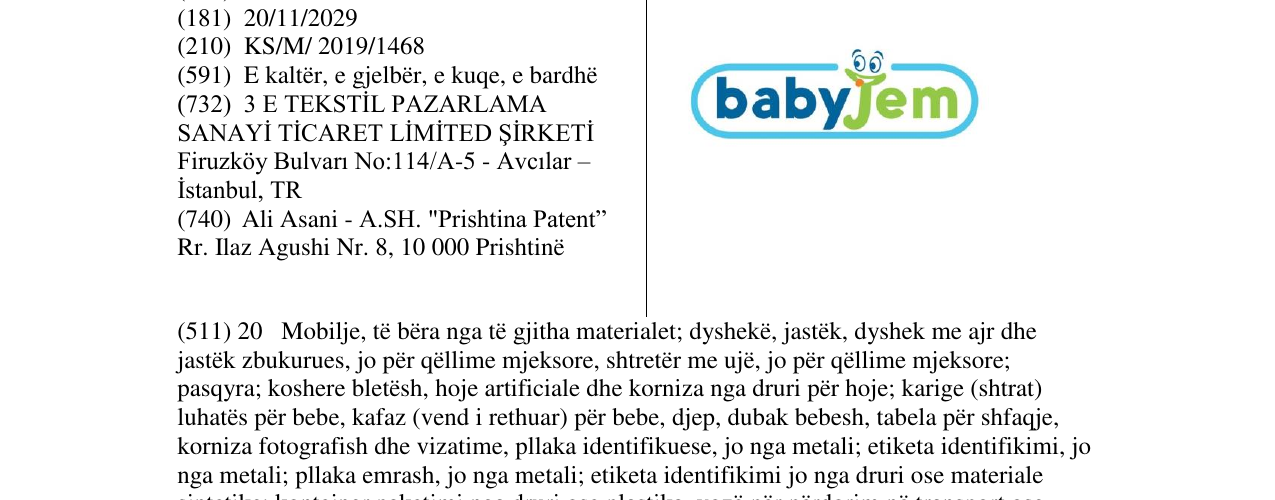 Zëri i markës babyjem në buletin