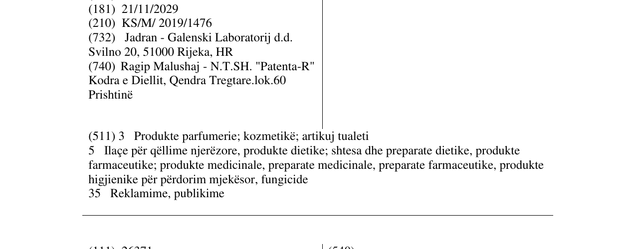 Zëri i markës NEODOL në buletin