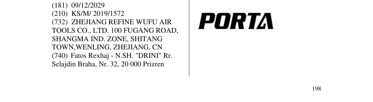 Zëri i markës PORTA në buletin