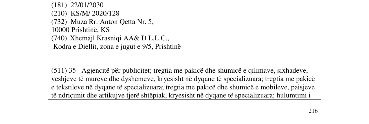 Zëri i markës MUZA në buletin