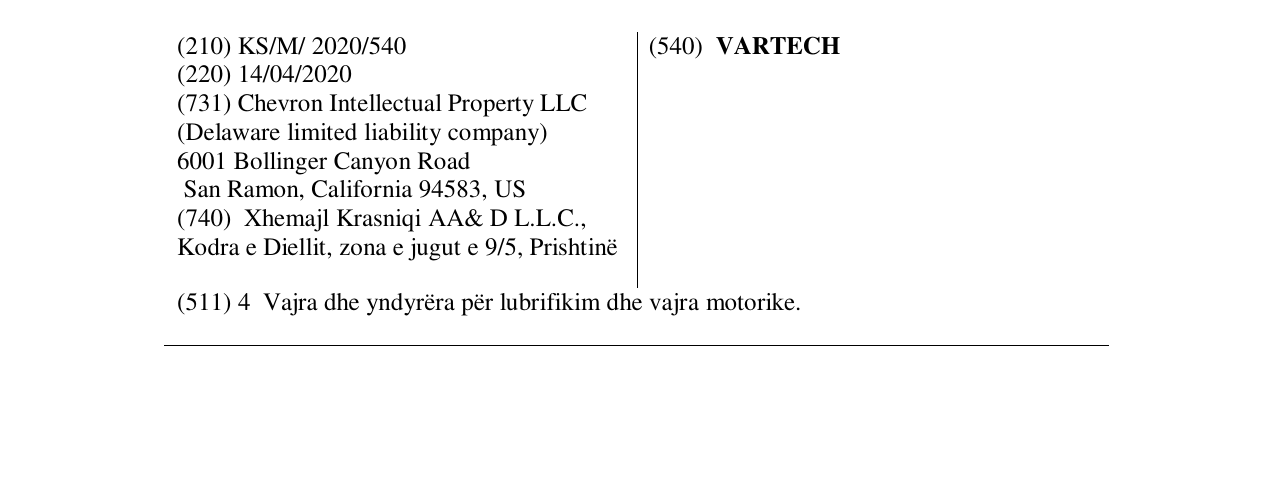 Zëri i markës VARTECH në buletin