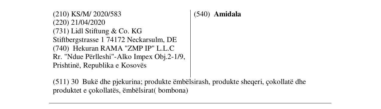 Zëri i markës Amidala në buletin