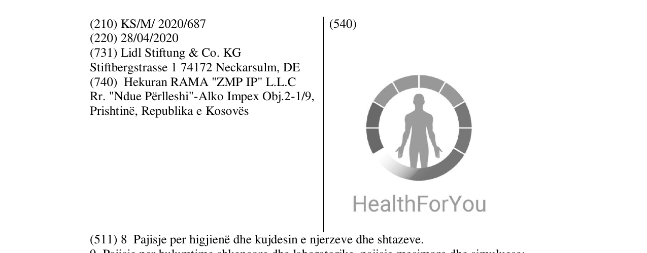 Zëri i markës HEALTH FOR YOU në buletin