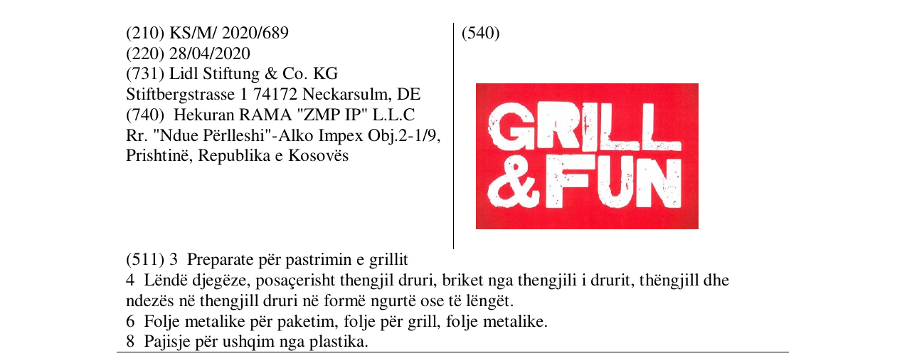 Zëri i markës GRILL&FUN në buletin