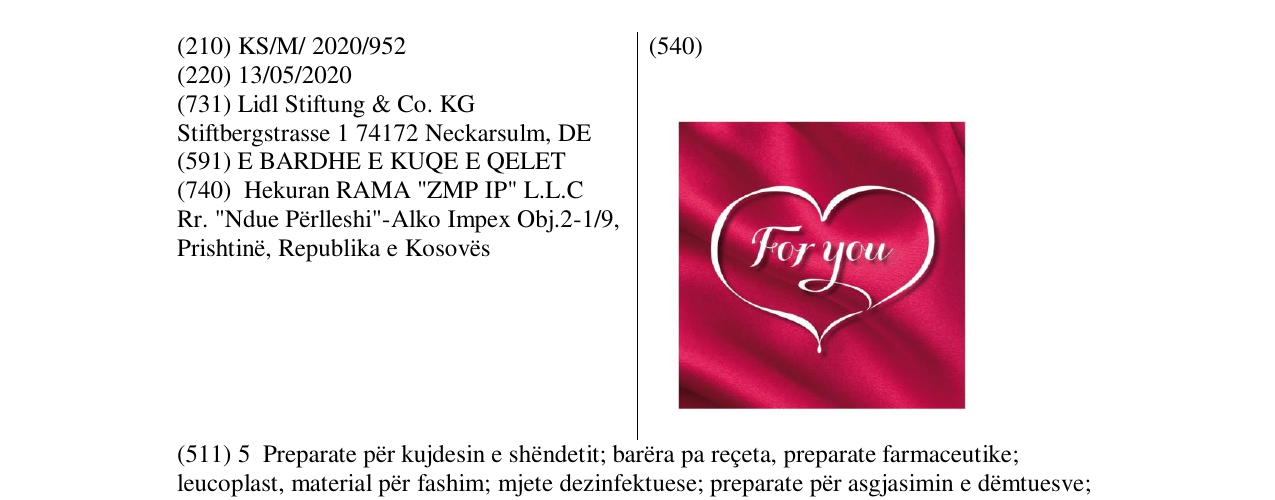 Zëri i markës FOR YOU në buletin