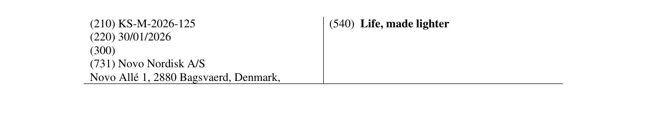 Zëri i markës Life, made lighter në buletin