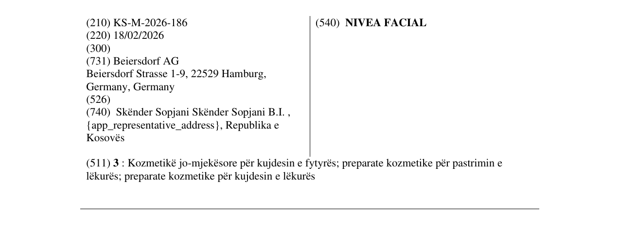 Zëri i markës NIVEA FACIAL në buletin