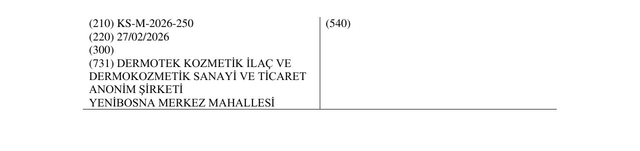 Zëri i markës KS/M/2026/250 në buletin
