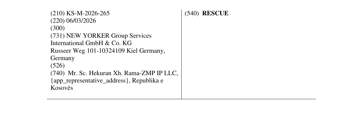 Zëri i markës RESCUE në buletin